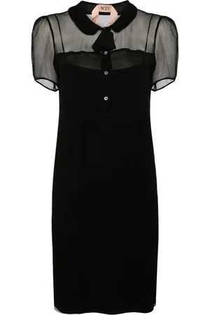 Nº21 Silk crepon dress