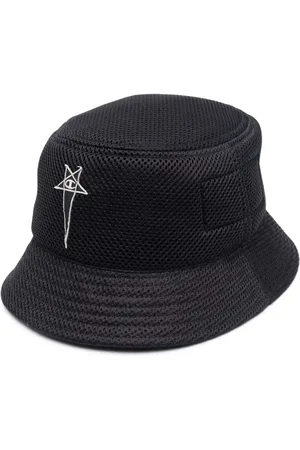 Rick Owens Logo-embroidered bucket hat