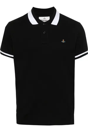 Vivienne Westwood Embroidered-Orb cotton polo shirt