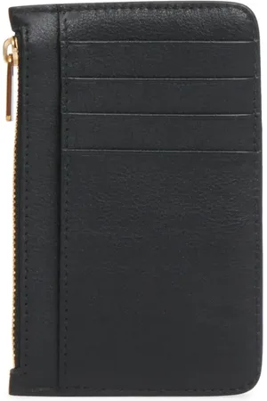 Mansur Gavriel Logo-stamp zipped card holder
