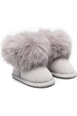 MONNALISA Fur-trim detail ankle boots