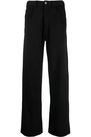 Maison Margiela Straight-leg cotton-jersey trousers