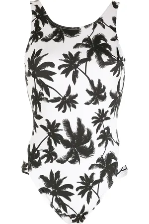 Brigitte Print Coqueiros high-leg swimsuit
