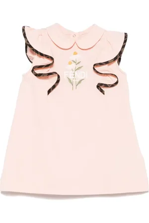 Fendi Ruffle-detailed mini dress