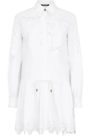 Roberto Cavalli Embroidered-detail shirt dress