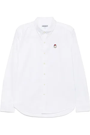 Chocoolate Logo-patch shirt