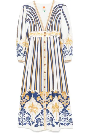 Farm Rio Graphic-print maxi dress