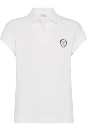Brunello Cucinelli Logo-patch polo shirt