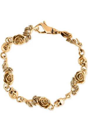 EMANUELE BICOCCHI Rose and skull-motif bracelet