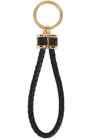 Tom Ford Braided leather keyring