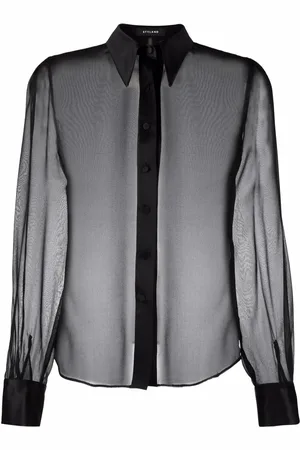 Styland Sheer long-sleeve shirt