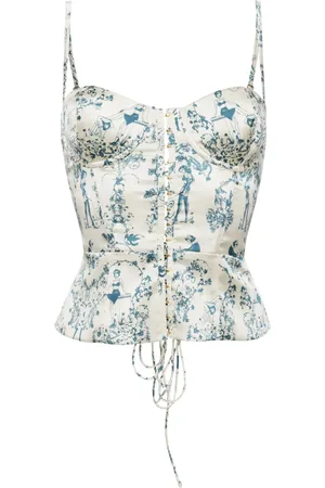 Kiki de Montparnasse Marine bustier top