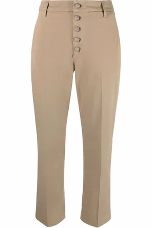 Dondup Button-down straight-leg trousers