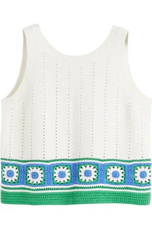 Chinti & Parker Crochet-knit top