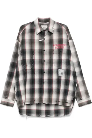 Maison Mihara Yasuhiro Checked shirt