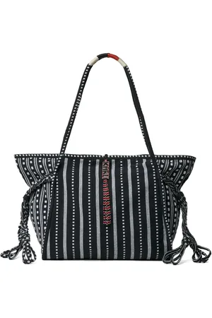 Karl Lagerfeld X Amber Valletta striped tote bag