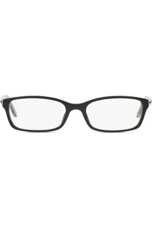 Burberry Logo-plaque rectangle-frame glasses