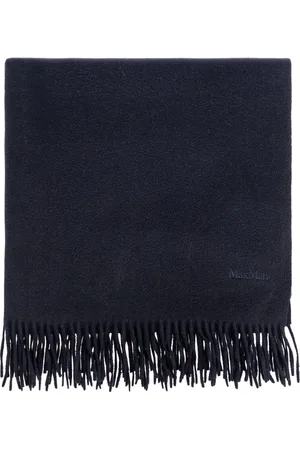 Max Mara Logo-embroidered cashmere scarf