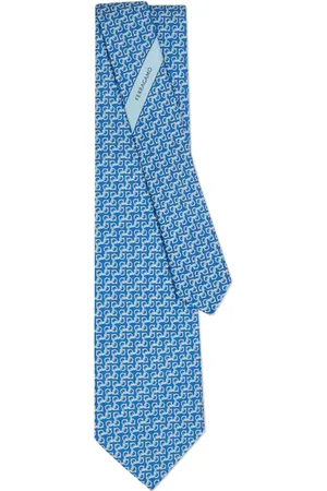 Salvatore Ferragamo String print tie