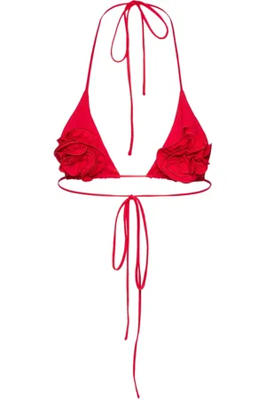 MAGDA BUTRYM Floral bikini top