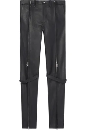 Courrèges Zip-detailing leather pants
