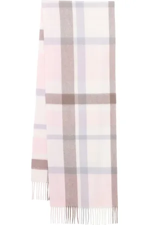 N.PEAL Cashmere checked scarf
