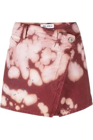 The Attico Tie-dye miniskirt