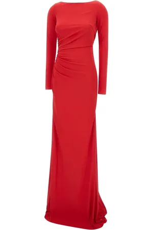 Elisabetta Franchi Draped maxi dress