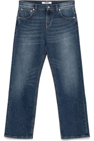 GRIFONI Logo-patch jeans