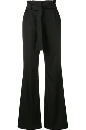 Moschino High-waist belted trousers