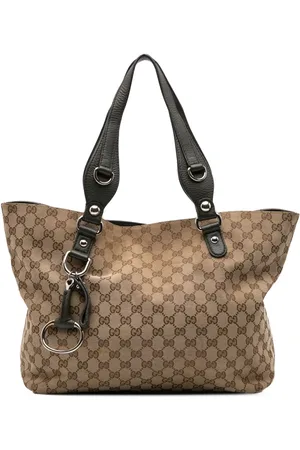 Gucci 2016-2024 GG Canvas Icon Bit tote bag