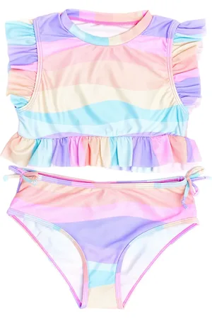SOLISWIM KIDS Ruffled tankini