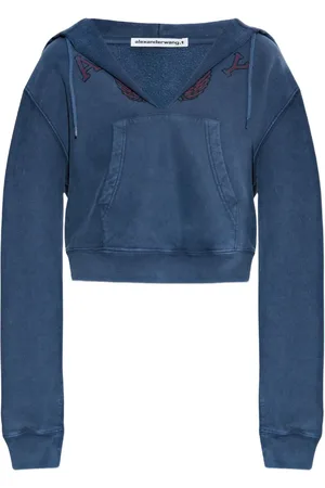 Alexander Wang Distressed cotton hoodie