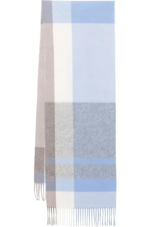 N.PEAL Cashmere checked scarf