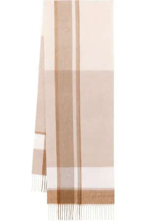 N.PEAL Cashmere checked scarf