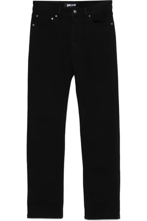 Roberto Cavalli Logo-patch jeans