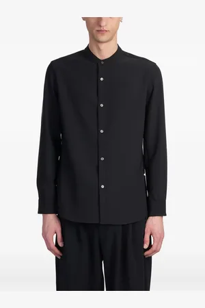 ATTACHMENT Collarless shirt