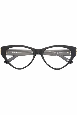 Balenciaga Double B logo cat-eye glasses