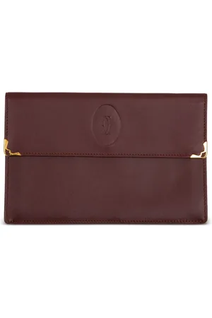 Cartier 1990s leather clutch