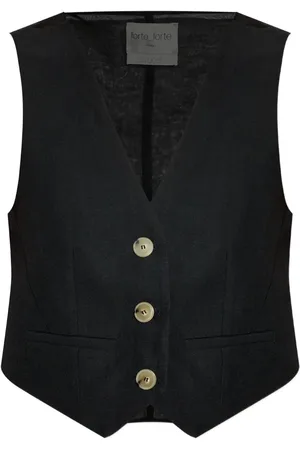 FORTE FORTE Button-front waistcoat