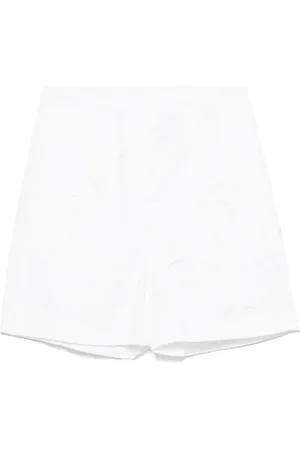 HUGO BOSS Floral-lace shorts