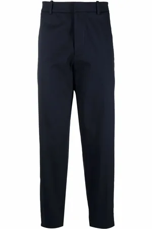 Moncler Logo-patch straight-leg trousers