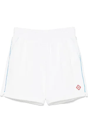 Casablanca Striped towelling tennis shorts