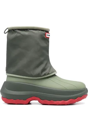 Kenzo X Hunter logo-patch boots