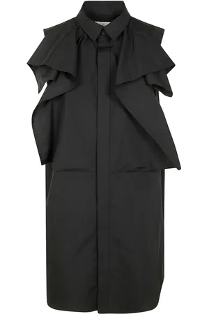 SACAI Ruffle-detail shirt dress