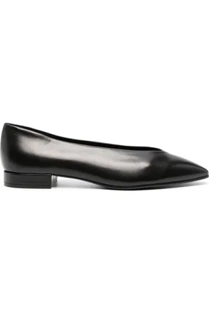 Loro Piana Rebecca leather ballerina shoes