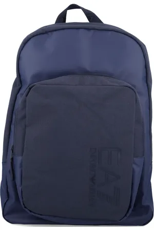 EA7 Logo-print backpack