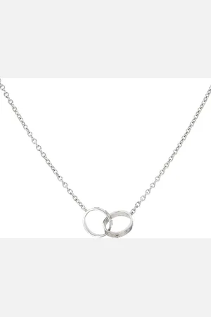 Cartier 18kt white gold Love necklace