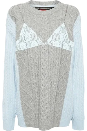 Andersson Bell Lace embellishment sweater