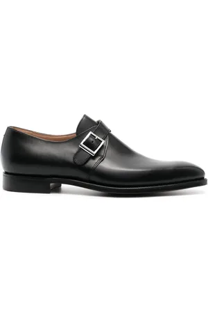 Crockett & Jones Monkton leather monk shoes
